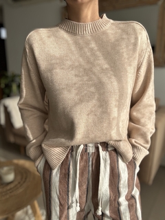 Sweater oversize escote redondo en internet