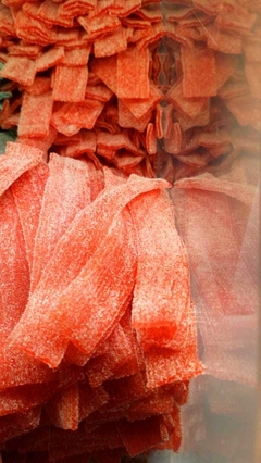 CINTAS ÁCIDAS DE FRUTILLA x 100 g