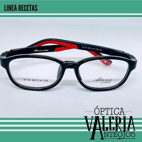 Anteojos Recetados Niño Flexible Unicity 8118 Con Clipon