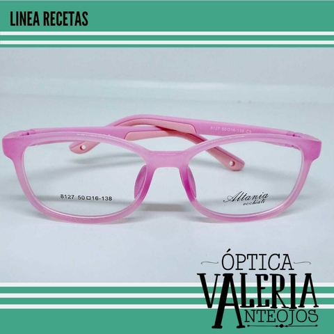 Anteojos Recetados Niño Flexible Unicity 8127 Con Clipon