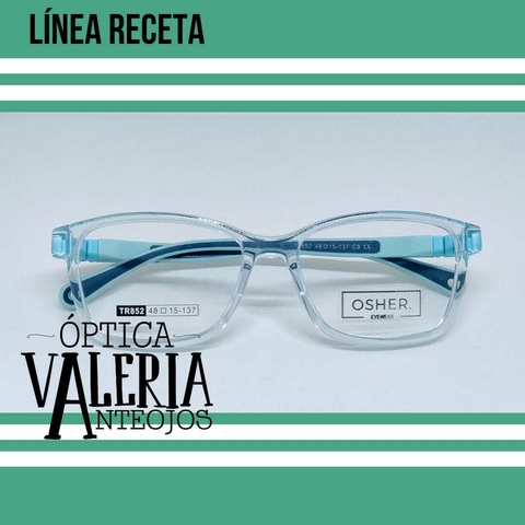 Anteojos Recetados Niño Flexible Osher 852 c8 Con Clipon - comprar online