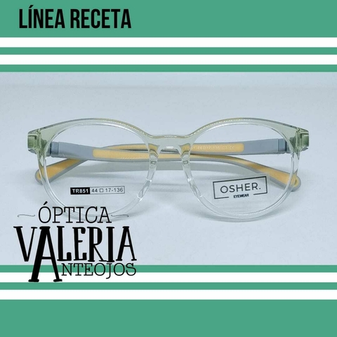 Anteojos Recetados Niño Flexible Osher 851 c7 Con Clipon - comprar online