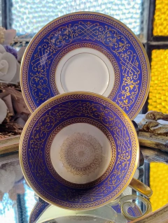Duo de Cafe en Porcelana Alemana Bavaria de Coleccion "Restaurada" (18) - comprar online