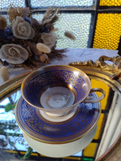 Duo de Cafe en Porcelana Alemana Bavaria de Coleccion "Restaurada" (18) - tienda online
