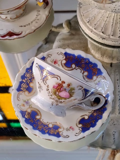 Duo de Cafe en Porcelana Alemana Bavaria de coleccion (114) - comprar online