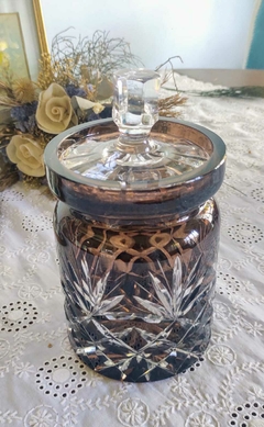 Caramelera de Cristal Tallado de gran tamaño - comprar online