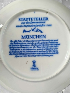 Plato Decorativo en Porcelana Alemana "Munchen" - 2Gardenias Bazar antiguo & Deco