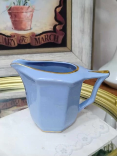 Jarra Lechera en Porcelana Italiana Celeste - comprar online