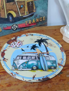 Cartel de Chapa Vans Volkswagen 23 cm - comprar online