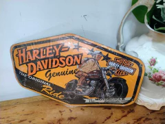 Cartel de Chapa Vintage Harley Davison 40 cm x 24 cm - comprar online