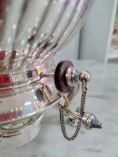 Flamante Samovar Bañado en Plata Toledo (Sin uso) - comprar online