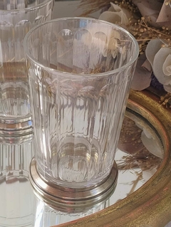 Imagen de 3 Vasos de Aperitivo con Base de Plata Maciza Puiforcat Paris