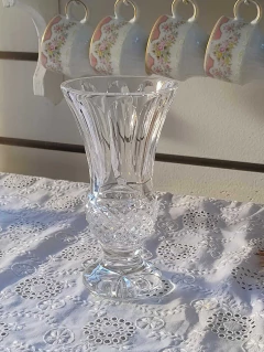Florero mediano de Cristal trabajado 16 cm - comprar online