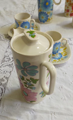 Caferera en loza nacional festival Lozadur - tienda online