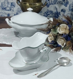 Salsera con Presentoire en Porcelana Alemana Altwasser - 2Gardenias Bazar antiguo & Deco