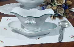 Salsera con Presentoire en Porcelana Alemana Altwasser
