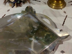 Bandeja presentoire estilo Art Deco bañada en plata (desgaste) - 2Gardenias Bazar antiguo & Deco