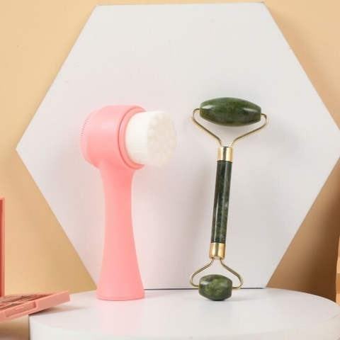 Kit Rodillo Jade + Rodillo Facial/Piedra/Facial