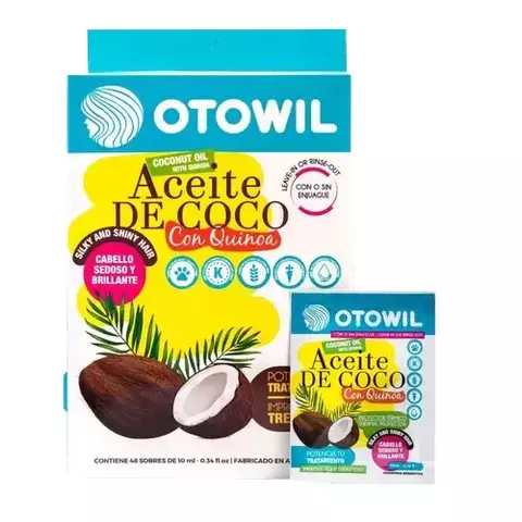 Aceite de Coco Otowil con Quinoa Brillo Intenso 10 ml