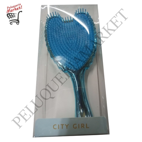 Cepillo Neumático Forma Corazón-Peluquería