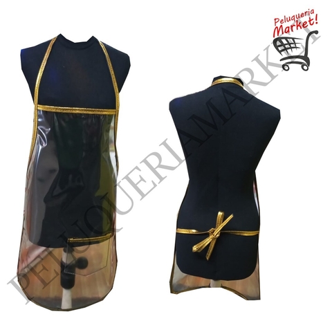 Delantales Fantasías Tinturas / Dorado o Plateado/Manicuria/Peluquería/Estética.