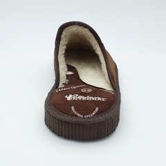 Pantufla de paño con piel. Art. 980 - Calzados EMILIO