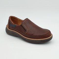 Zapato elastizado casual de cuero. Art. 5535