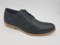 Zapato acordonado de vestir negro - Art. 100 - Calzados Emilio -