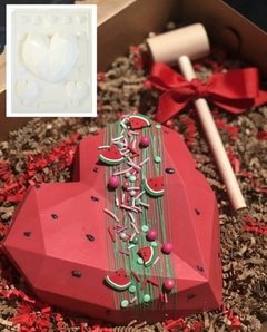 Placa de Acetato Corazón Diamante