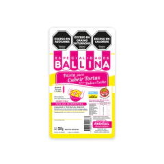 Pasta para cubrir tortas Formula H Amarillo - BALLINA