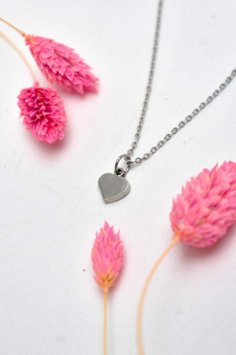 Dije mini Corazon de acero
