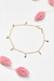 Pulsera mini cubic y corazon - comprar online