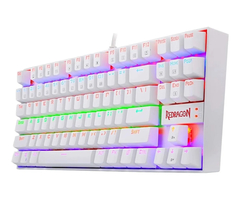 TECLADO REDRAGON GAMER K552 KUMARA RAINBOW WHITE - tienda online