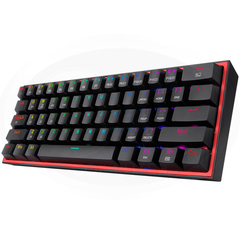 TECLADO REDRAGON K616-RGB FIZZ PRO BLACK - tienda online