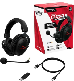 AURICULAR HYPERX CLOUD II CORE I WIRELESS 6Y2G8AA - Computación DS Haedo