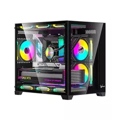 GABINETE FORMULA V CRYSTAL Z5 BLACK 1F FRGB - comprar online