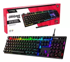 TECLADO HYPERX ALLOY ORIGINS PBT MERCO RED SP - comprar online
