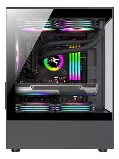 GABINETE SENTEY 6100 ARGB BLACK H10 VIDRIO TEMP en internet