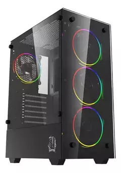 GABINETE RAPTOR SENTINEL TG MT RGB FANX4