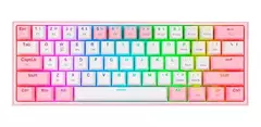 TECLADO REDRAGON K616-RGB FIZZ PRO WHITE/PINK