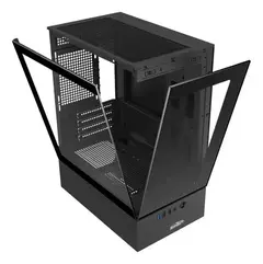 GABINETE SENTEY 6100 ARGB BLACK H10 VIDRIO TEMP - Computación DS Haedo