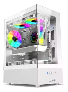 GABINETE SENTEY 6100-SF WHITE H10 VIDRIO TEMPLADO - comprar online