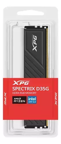 RAM 8GB 3200MHZ XPG SPECTRIX D35G RGB BLACK - Computación DS Haedo