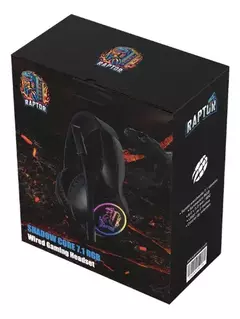AURICULARES RAPTOR SHADOW CORE RGB 7.1 USB/.3.5 en internet