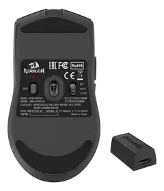 Imagen de MOUSE REDRAGON K1NG PRO M916P 1K BLACK