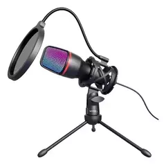 MICROFONO NETMAK STREAMING RGB USB NM-MS786 - comprar online
