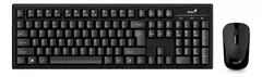 TECLADO Y MOUSE GENIUS KM-8101 BLACK SP