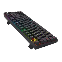 TECLADO REDRAGON K669 ZIGGS RGB SP BLACK RED - Computación DS Haedo