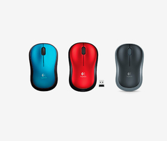 MOUSE LOGITECH INAL. M185 RED