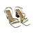 SANDALIA TOIA OFF E OURO